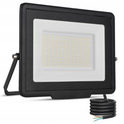 Naświetlacz halogen lampa robocza LED SLIM 100W NW Barwa NEUTRALNA sl