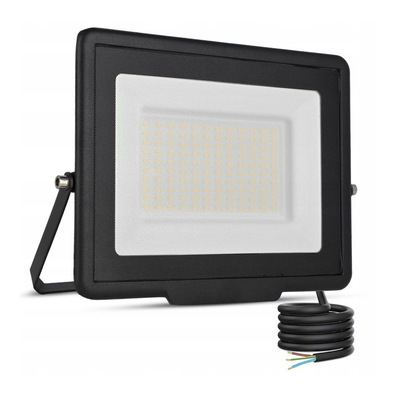 Naświetlacz halogen lampa robocza LED SLIM 100W NW Barwa NEUTRALNA sl