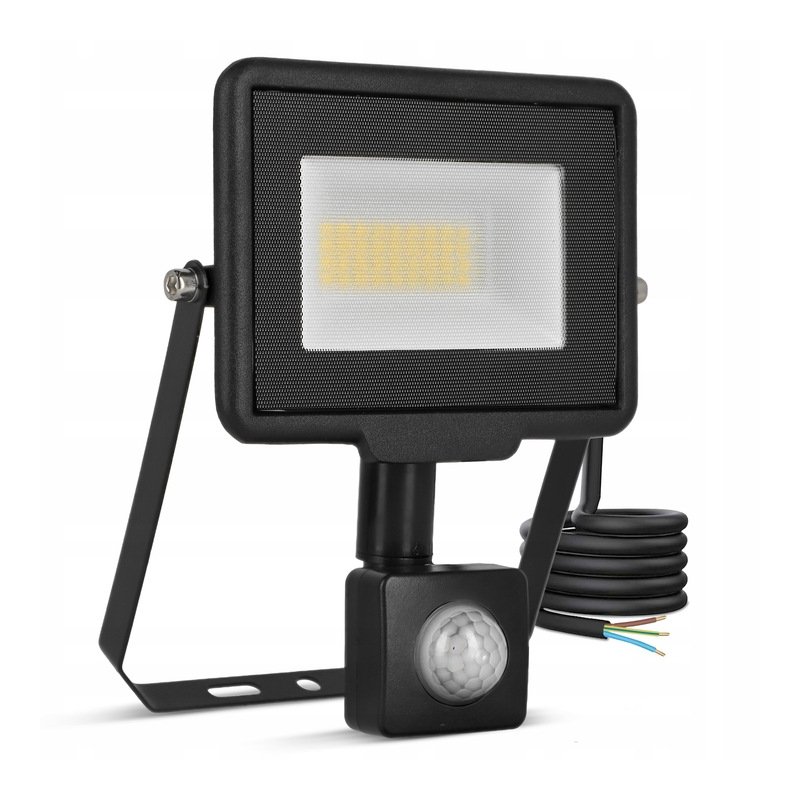 Naświetlacz halogen lampa robocza LED 30W z czujnikiem PIR NEUTRALNA sl