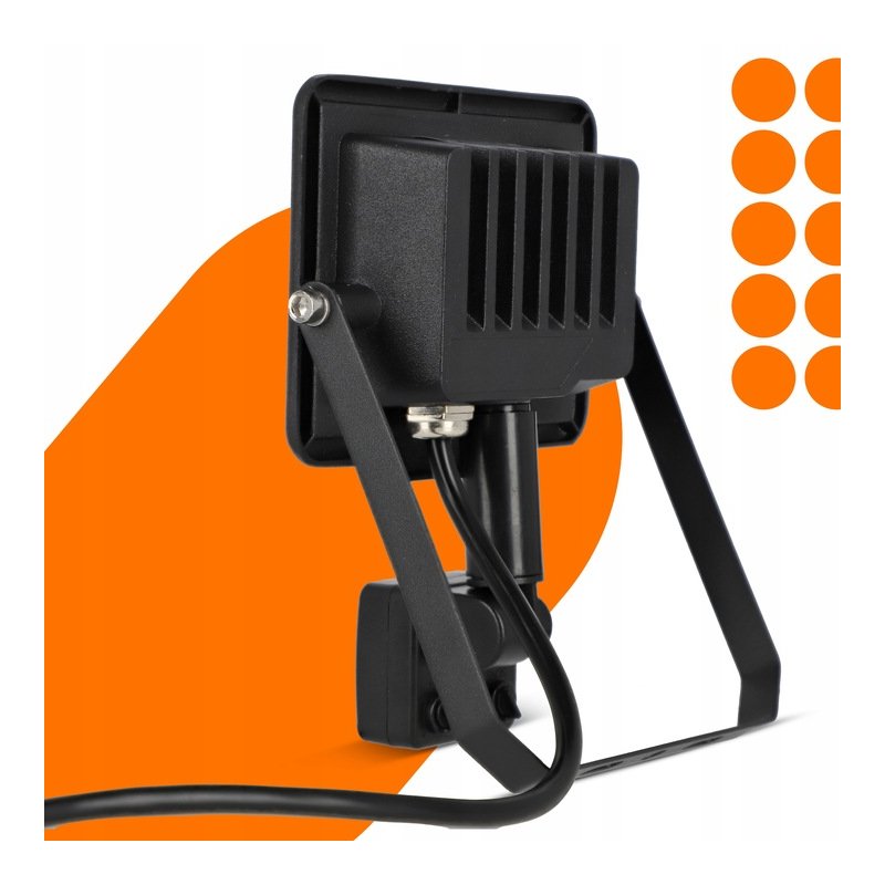 Naświetlacz halogen lampa robocza LED 30W z czujnikiem PIR NEUTRALNA sl