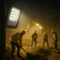 Halogen LED Naświetlacz Lampa 50W 4500lm Premium Reflektor Zewnętrzny 4000K