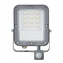 Halogen LED Z Czujnikiem Ruchu Naświetlacz Lampa 30W 2700lm Premium Czujka