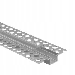 Zestaw PROFIL LED ALUMINIOWY do PŁYT karton-gips GK GIPSOWYCH + klosz 3m