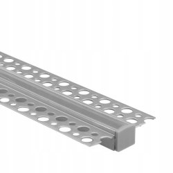 Zestaw PROFIL LED ALUMINIOWY do PŁYT karton-gips GK GIPSOWYCH + klosz 3m