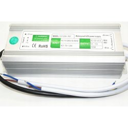 Zasilacz 12V 120W 10A wodoodporny do taśm LED IP67 hermetyczny metal