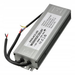 Zasilacz 12V 300W 25A wodoodporny do taśm LED COB IP67 hermetyczny metal