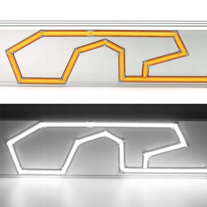 Taśma LED COB 24V 12W 8mm 528 d/mb Neon ZIMNY 1m z rolki 30m cięty co 1mm