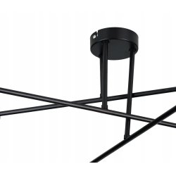 LAMPA sufitowa żyrandol regulowany LOFT szkło 6