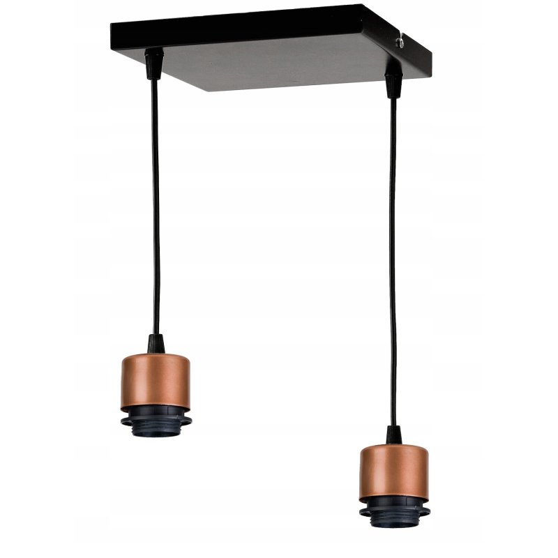 LAMPA wisząca sufitowa ŻYRANDOL ZWIS brylant miedź