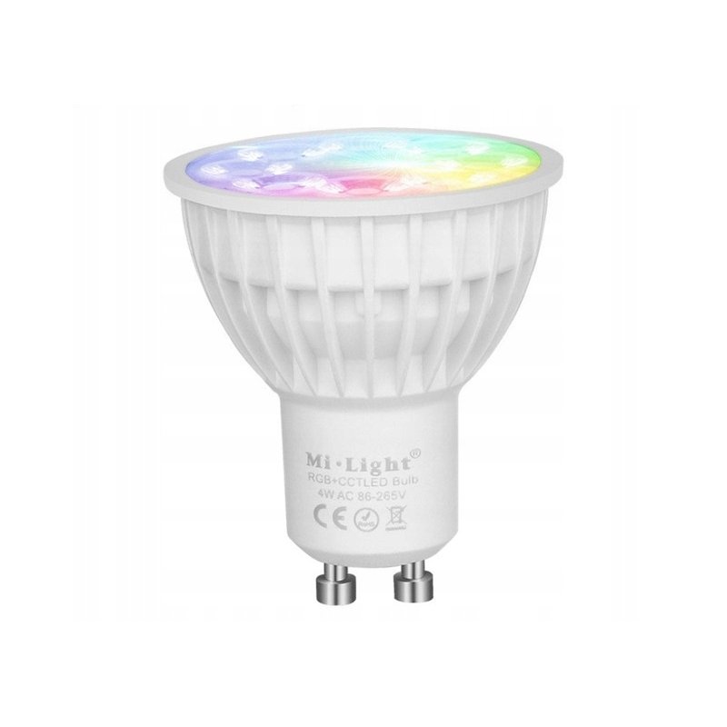 Żarówka LED MiLight FUT103 GU10 4W RGB+CCT smart strefowa Sterownaie RF