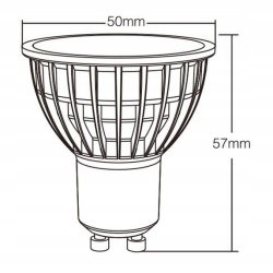 Żarówka LED MiLight FUT103 GU10 4W RGB+CCT smart strefowa Sterownaie RF