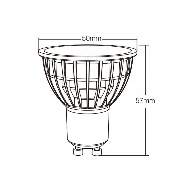 Żarówka LED MiLight FUT103 GU10 4W RGB+CCT smart strefowa Sterownaie RF