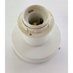 LAMPA stała sufitowa plafon Loft klosz drewno x 1