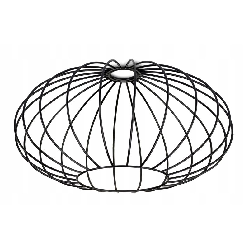 Lampa stojąca podłogowa loft na led E27 stała gięta z kloszem drut 150cm