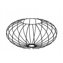 Lampa stojąca podłogowa loft na led E27 stała gięta z kloszem drut 150cm