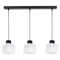 LAMPA sufitowa wisząca ZWIS E27 ŻYRANDOL Szklany 3