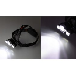 Latarka czołowa 3 LED T6 akumulatorowa warsztatowa