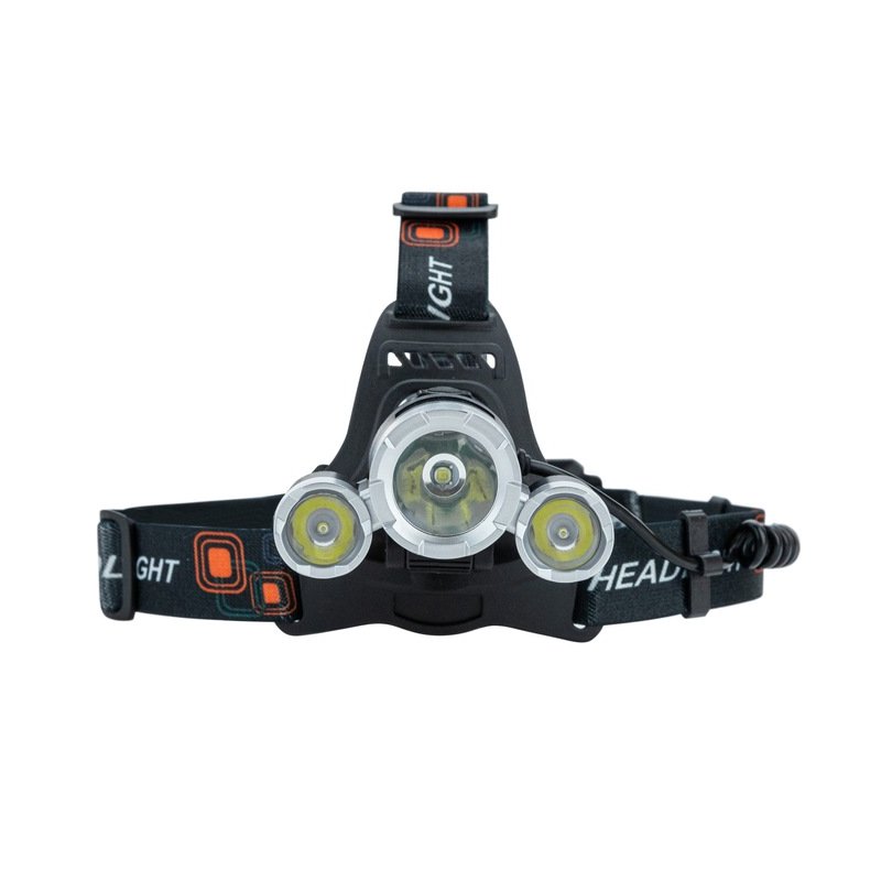 Latarka czołowa 3 LED T6 akumulatorowa warsztatowa