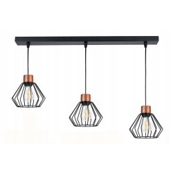 LAMPA WISZĄCA SUFITOWA ŻYRANDOL ZWIS BRYLANT DRUT