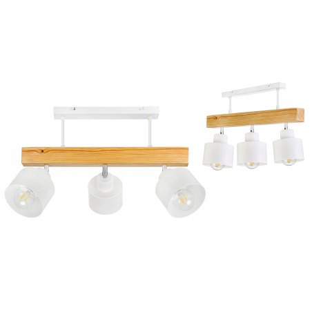 LAMPA drewniana belka...