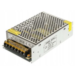 ZASILACZ 12V 10A 120W IP20 montażowy modułowy siatkowy do CCTV taśm LED