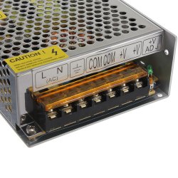 ZASILACZ 12V 10A 120W IP20 montażowy modułowy siatkowy do CCTV taśm LED