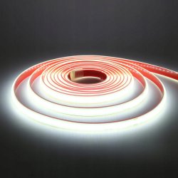 Taśma LED COB 24V 480 CW 6000K 10W/m IP68 5m do sauny basenu oczka wodnego