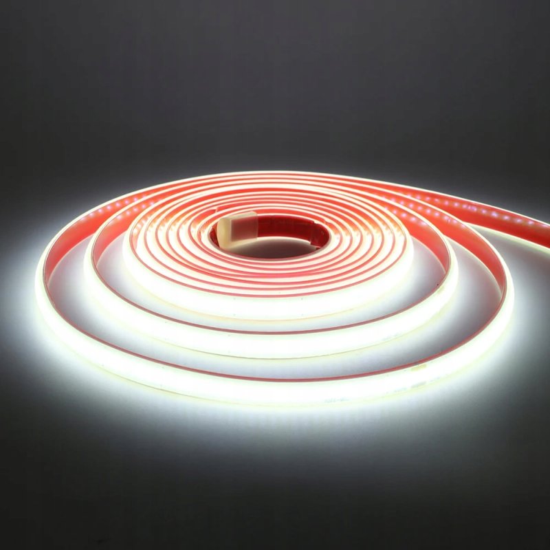 Taśma LED COB 24V 480 CW 6000K 10W/m IP68 5m do sauny basenu oczka wodnego