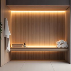 Taśma LED COB 24V 480 CW 6000K 10W/m IP68 5m do sauny basenu oczka wodnego