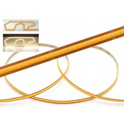 Taśma LED COB 24V 12W 8mm 528 d/mb Neon CIEPŁY 1m z 30m cięta co 1mm