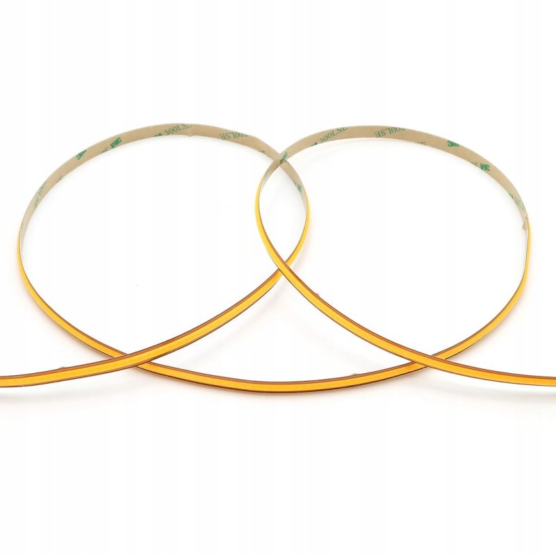 Taśma LED COB 24V 12W 8mm 528 d/mb Neon CIEPŁY 1m z 30m cięta co 1mm