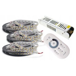 ZESTAW taśma LED 2835 IP20 15M Biała ZIMNA DOTYK