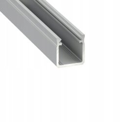 2m Profil aluminiowy nawierzchniowy typ Y wysoki głęboki + Klosz