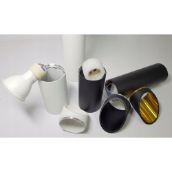 OPRAWA NATYNKOWA SKOŚNA Spot TUBA 22cm LED GU10