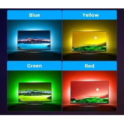 Ambilight TV 55 4K HDMI 2.0 Ambiente na Wi-Fi Smart Live TUYA LED RGB