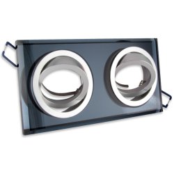 OPRAWA PODWÓJNA HALOGENOWA RUCHOMA SZKLANA +GU10