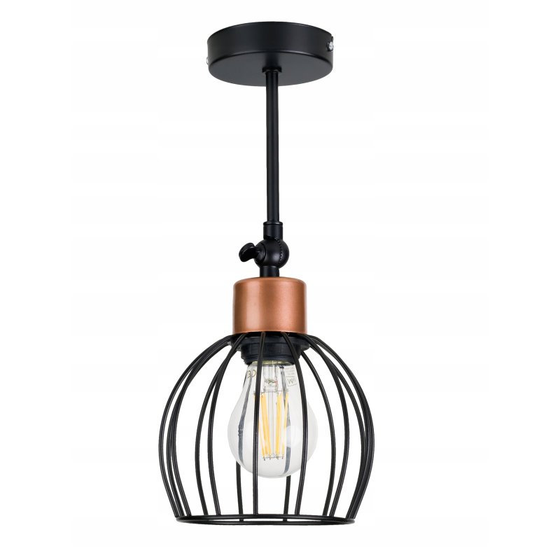 LAMPA WISZĄCA plafon żyrandol sufitowa LOFT KULA 1