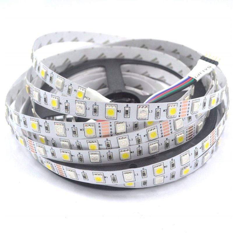TAŚMA LED PREMIUM RGBW+Ciepła 5050 IP20 300diod 1m