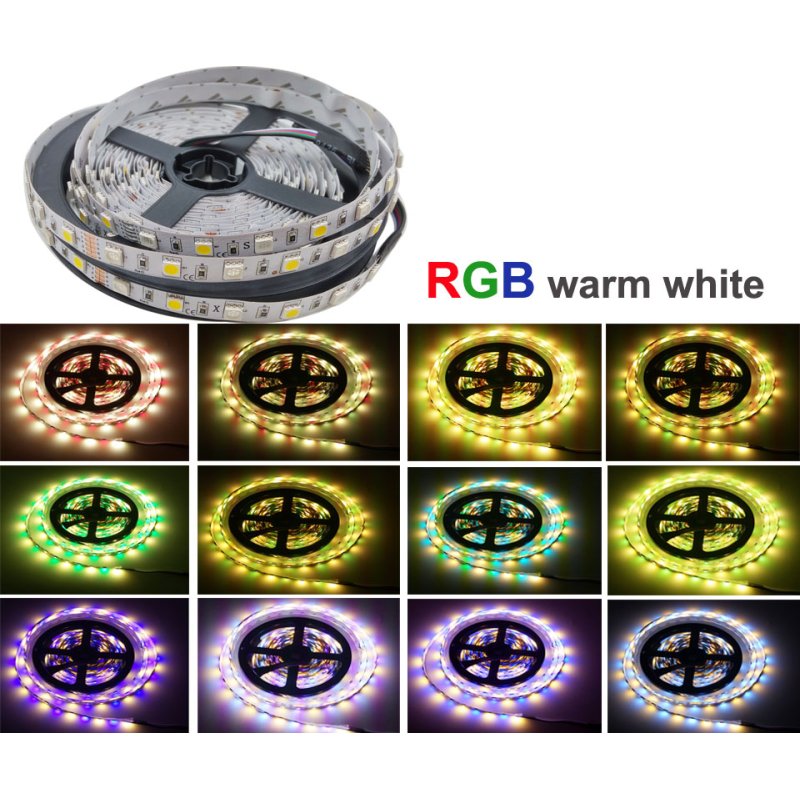 TAŚMA LED PREMIUM RGBW+Ciepła 5050 IP20 300diod 1m