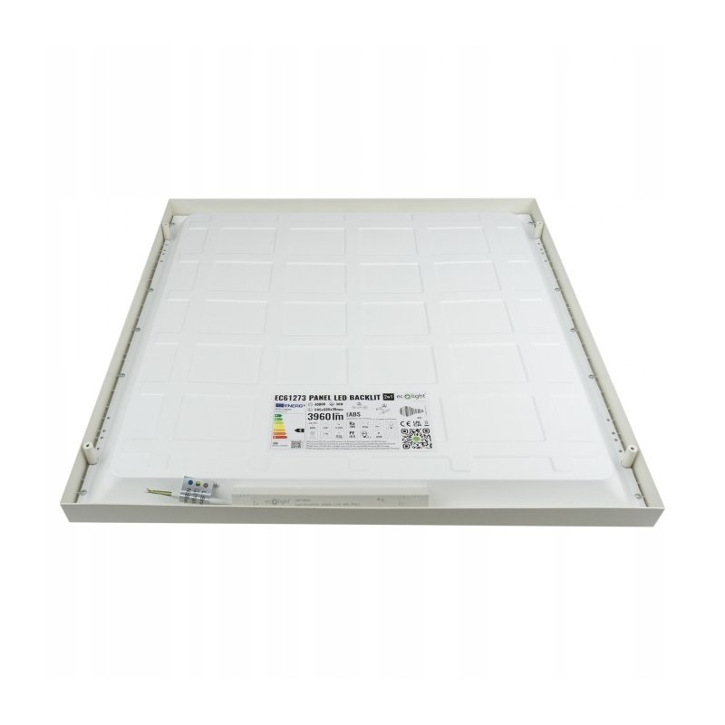 Panel LED kaseton 36W 60x60 oprawa 2w1 natynk podtynk barwa NEUTRALNA