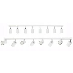 LAMPA SUFITOWA SPOT TUBA OPRAWA REGULOWANA BELKA 100CM SZYNA NA 8 GU10 230V