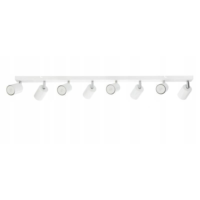 LAMPA SUFITOWA SPOT TUBA OPRAWA REGULOWANA BELKA 100CM SZYNA NA 8 GU10 230V