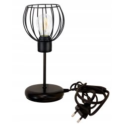 Lampka nocna Lampa stołowa loft na led E27 Drut