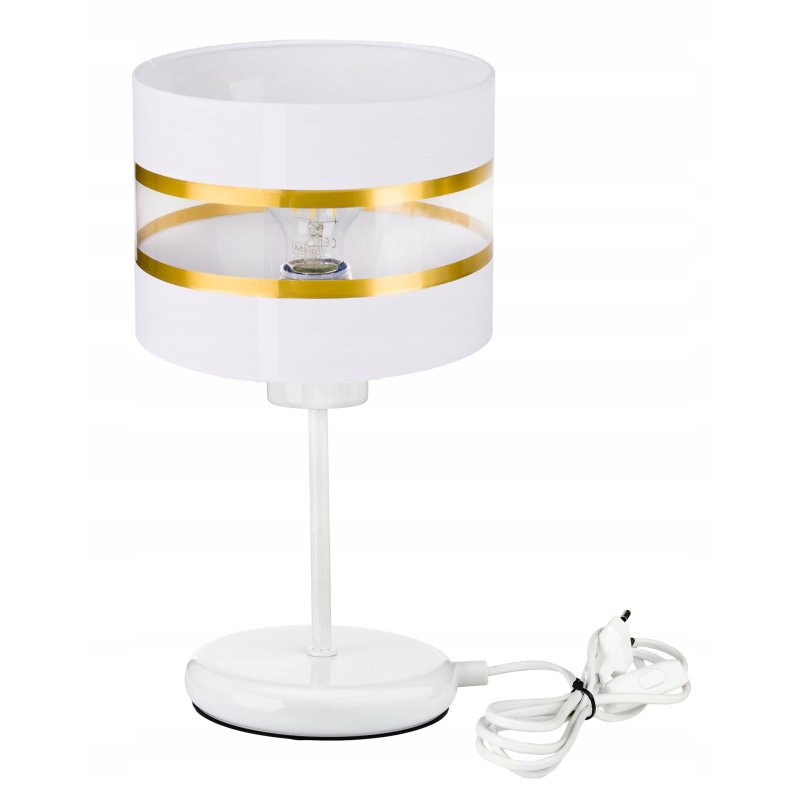 Lampka nocna Lampa stołowa loft na led E27 Abażur