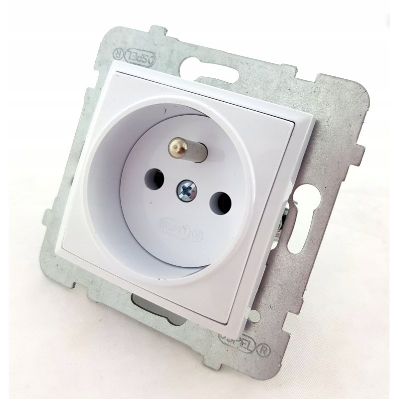 GNIAZDO POJEDYNCZE z/Uz z RAMKĄ OSPEL ARIA 1kpl.