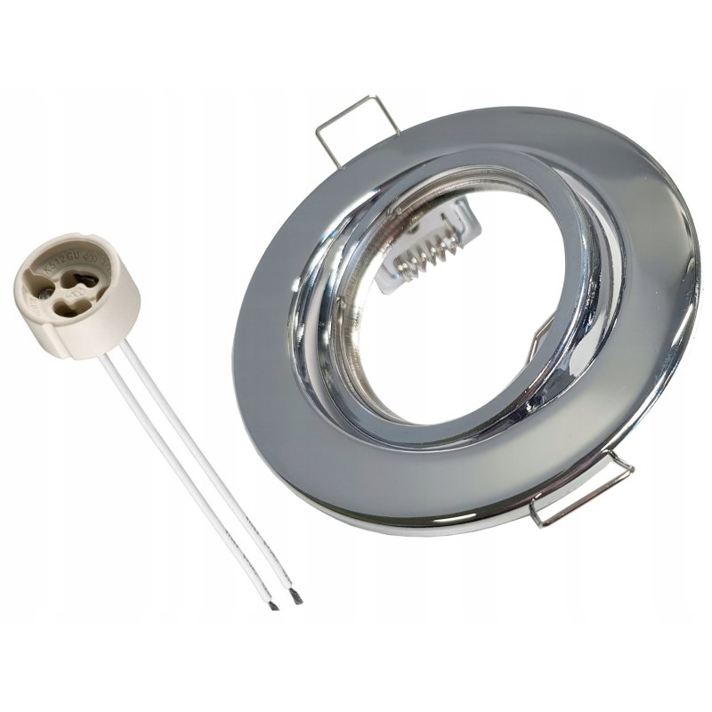 OPRAWA HALOGENOWA LED RUCHOMA CHROM + GNIAZDO GU10