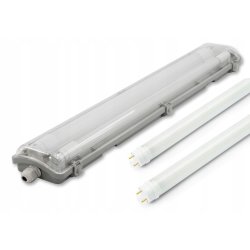 OPRAWA HERMETYCZNA 60CM + 2x ŚWIETLÓWKA LED 9W