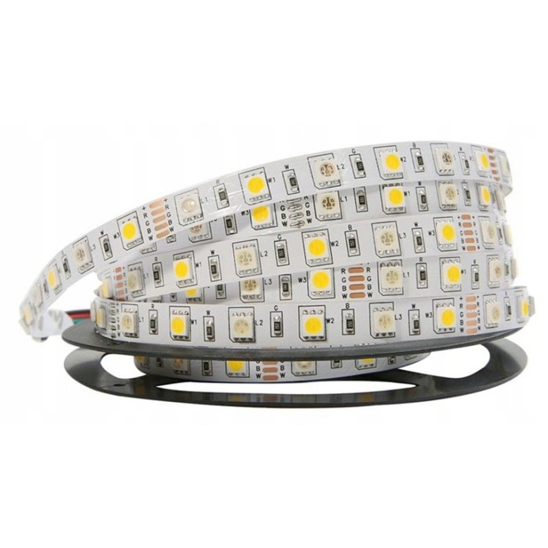 TAŚMA LED PREMIUM RGBW+Ciepła 5050 IP20 300diod 1m