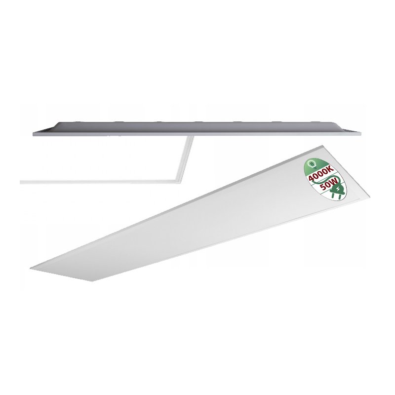 Panel LED 50W Lampa sufitowa 1195x295 x30mm Kaseton podtynkowy NW 4000K