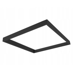 RAMKA RAMA NATYNKOWA CZARNA montażowa DO PANELA kaseton LED 60x60 40W 48W